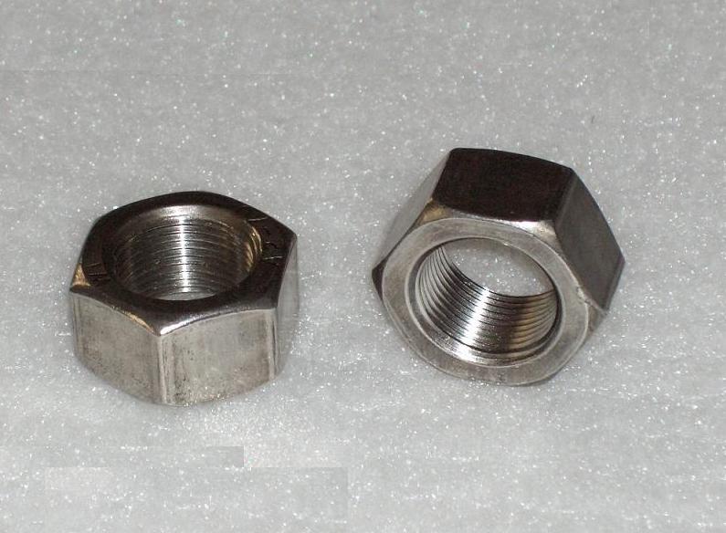 M10 x 1.25 LEFT HAND Full Nut DIN 934F A1 Stig Fasteners Ltd